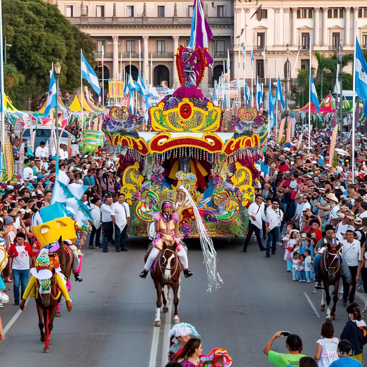 Carnaval de Gualeguaychú, famoso por sus carrozas y comparsas en el corsódromo